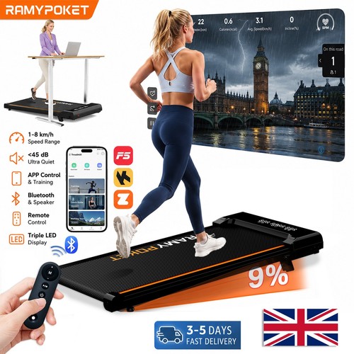 Walking pad with incline - walking, under