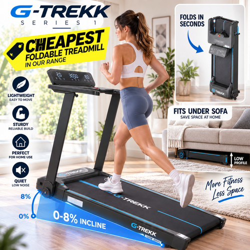 Trekk treadmill 5hp 180kg - treadmill, 3.5hp