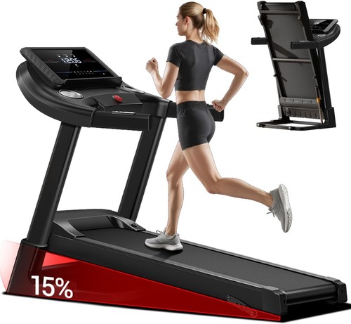 3hp folding treadmill - folding, 15%