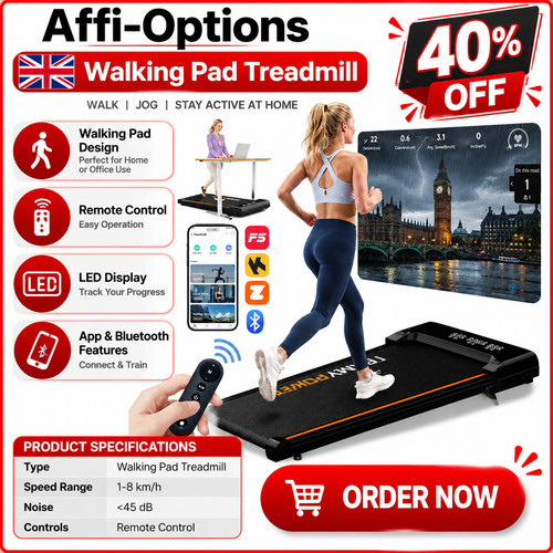 Walking pad with incline under - walking,