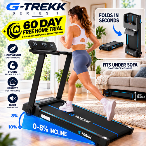 Trekk treadmill 5hp - g-trekk, 180kg