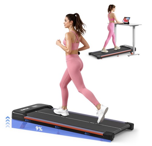 Walking pad treadmill - walking, 9%
