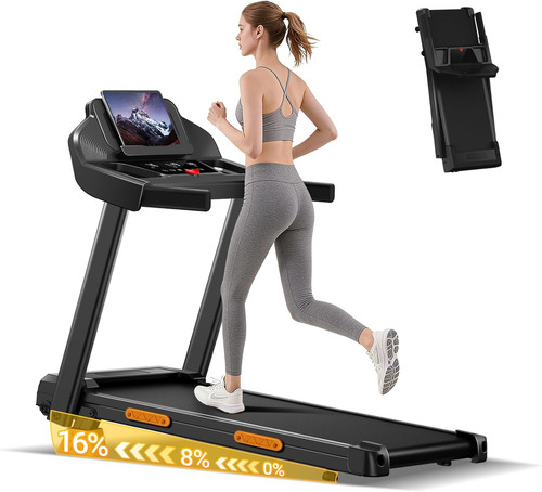 Foldable treadmill 12km - foldable,